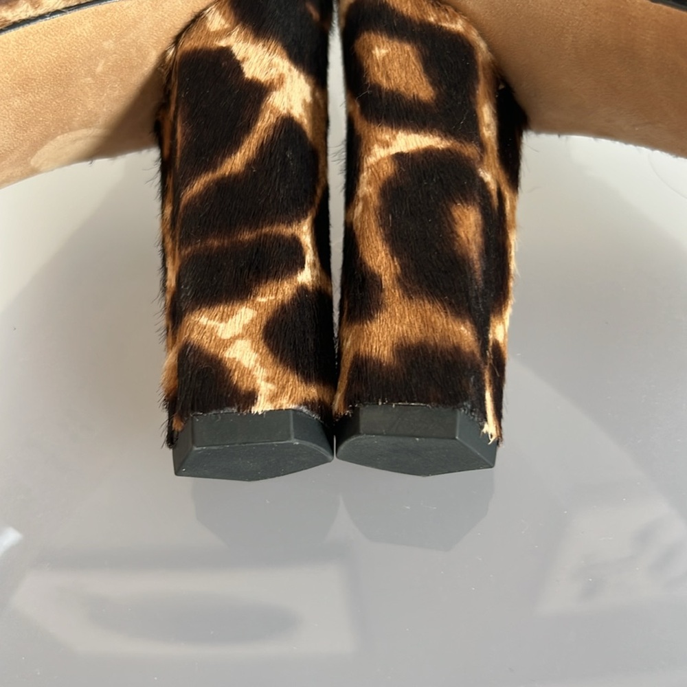 Diane von Furstenberg Calf Hair Animal Print Heels - Picture 11 of 11